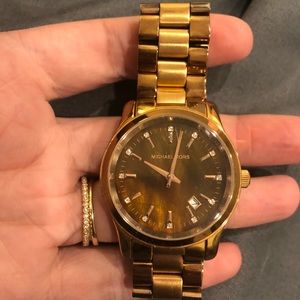 Michael Kors bronze watch